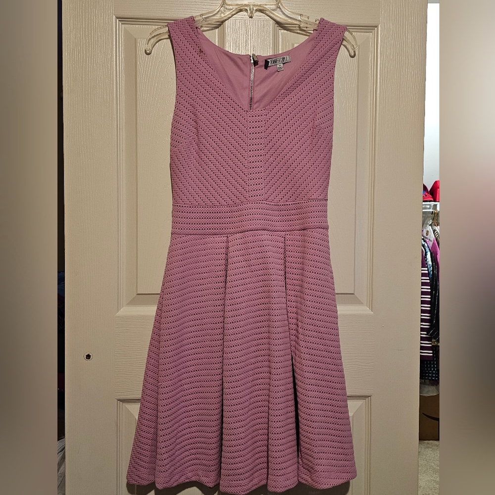 Jennifer Lopez Sleeveless Lavender Midi Dress Sz 10